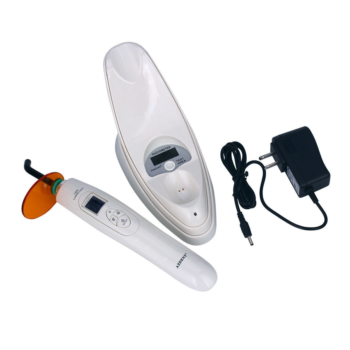 2X Dental Wireless Light Meter Lamp LED Curing Light AZDENT AZ688-2 2000mw/cm²