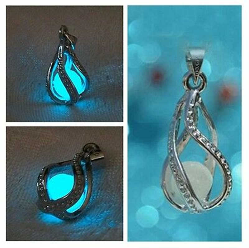 Couple Necklace Fashion Pendant  The Little Teardrop Gift Glow in Dark