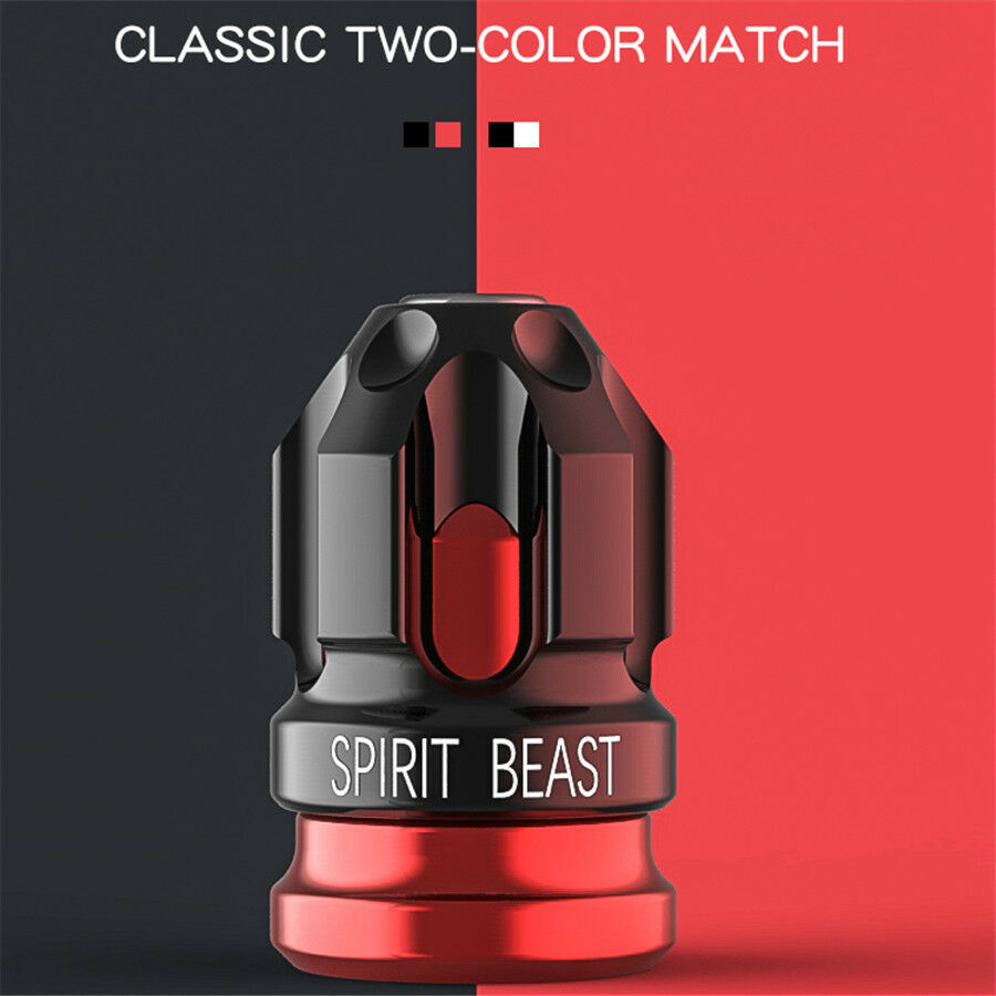 Pair Black & Grey CNC aluminum alloy creative products motocross Tire gas cap