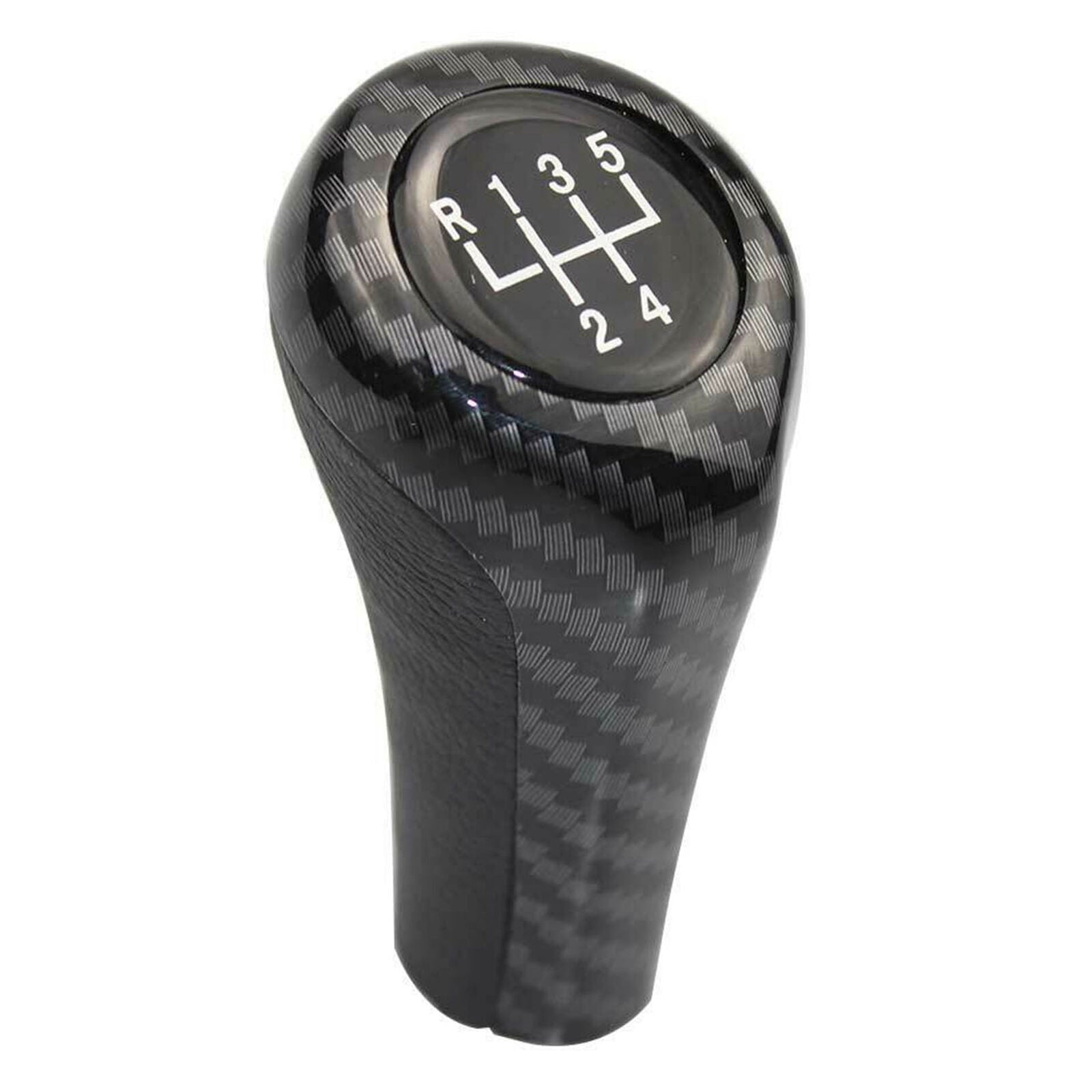5 Speed MT Manual Gear Shift Knob Carbon Fiber For BMW 1 3 5 6 Series X1 X3 X5