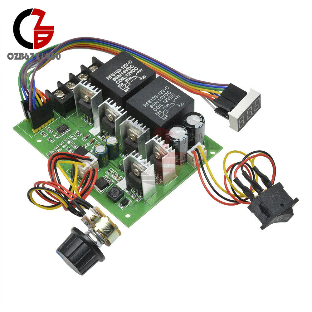 DC10V-55V PWM Speed Regulator Function DC Brush Motor Controller Switch