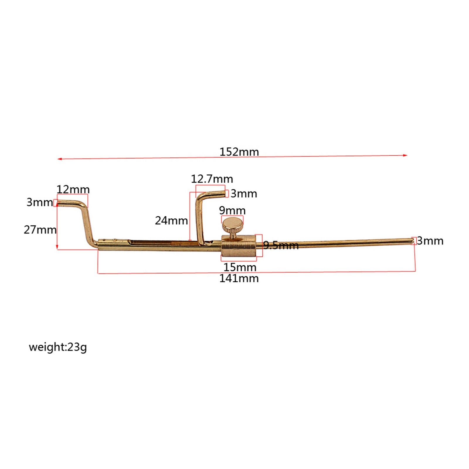 Brass Violins Sound Post Gauge Luthier Tools for Professionals Beginner