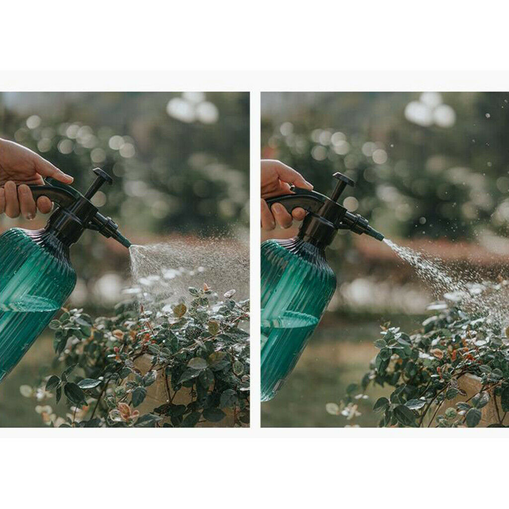 2Piece 2 in 1 68oz Plastic Pressure Watering Can Water Spray Bottle for home