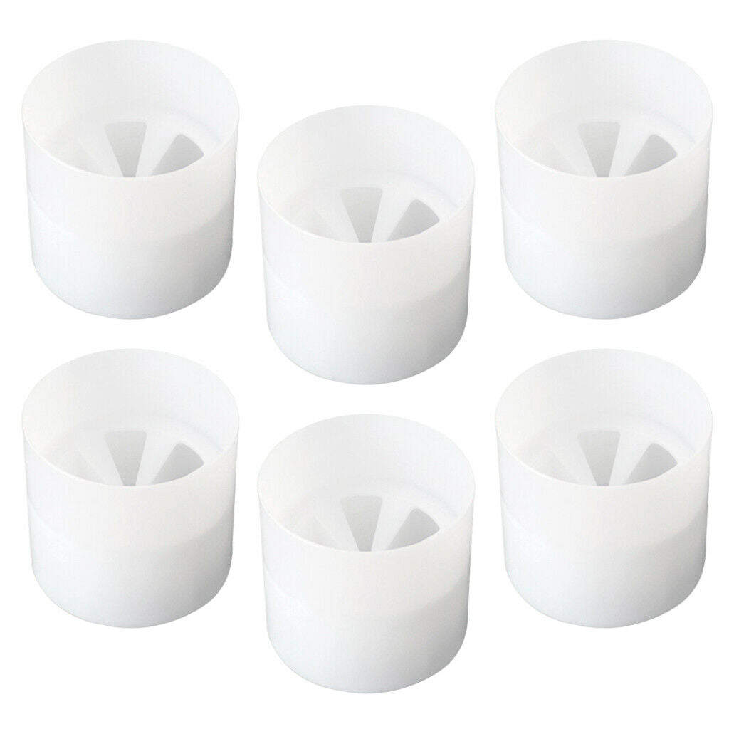 Pack of 6 Golf Cups Golf Indoor and Outdoor Putting Green Flag Accessories