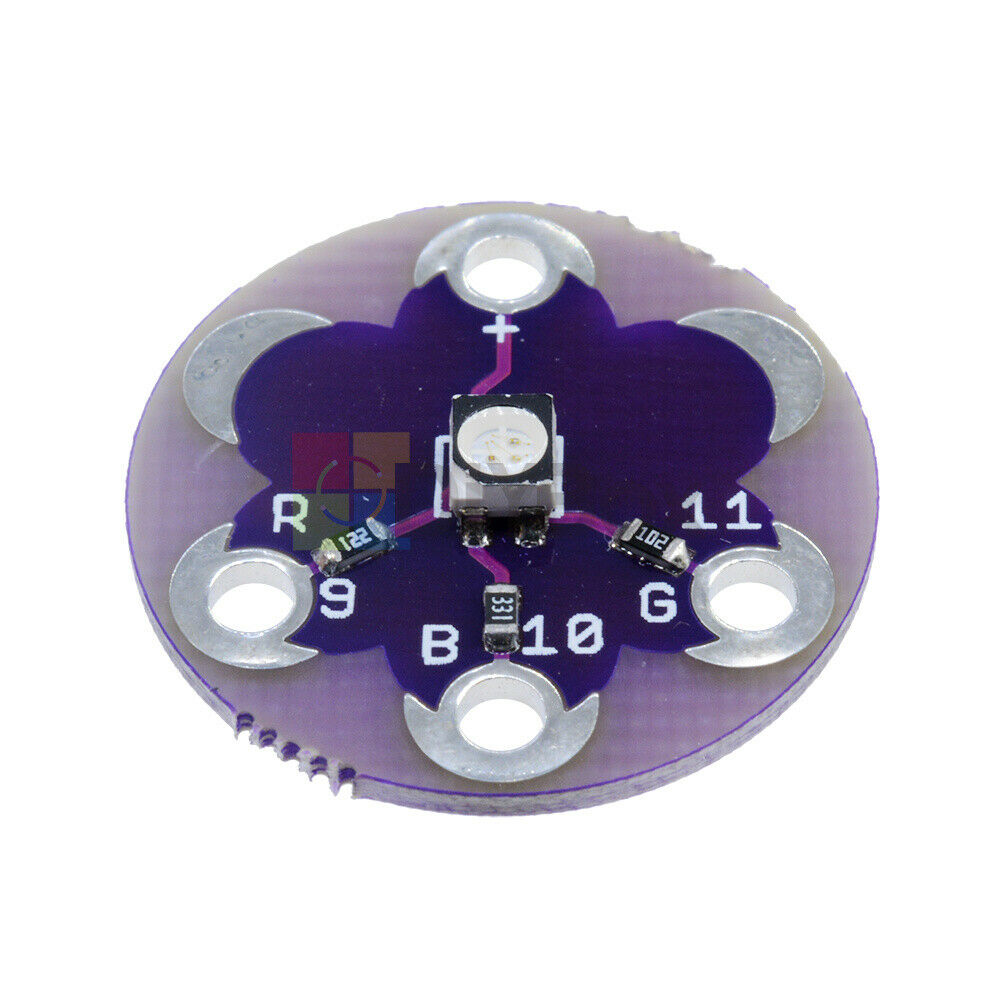 [5PCS] LilyPad Tri-Color LED RGB Module For Arduino