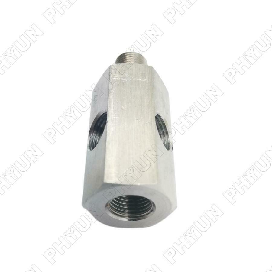 1/8 NPT Oil Pressure Sensor Tee To M10 Male Adapter Turbo Supply Feed Line Gauge