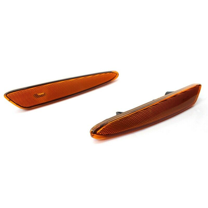 Car Front L&R Side Marker Light Amber for  Corvette C6 2007 GM2551196 GM2550F4F9