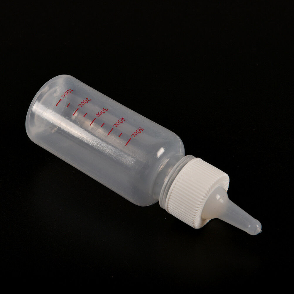 50Cc Pet Small Dog Puppy Cat Kitten Rabbit Care Milk-Nursing Feeding Bottle X_WF