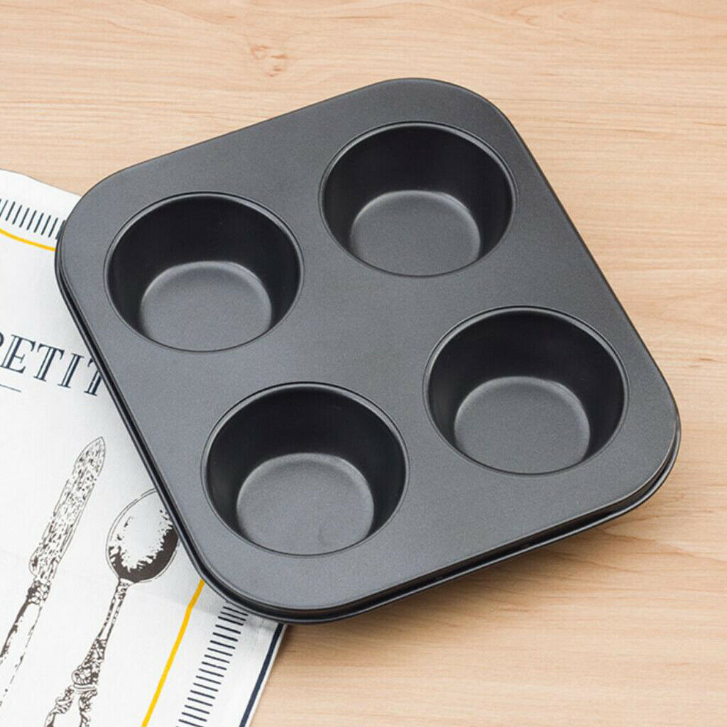 4 Cup Muffin Pan Easy to Clean Convenient for Making Muffins Mini Cakes