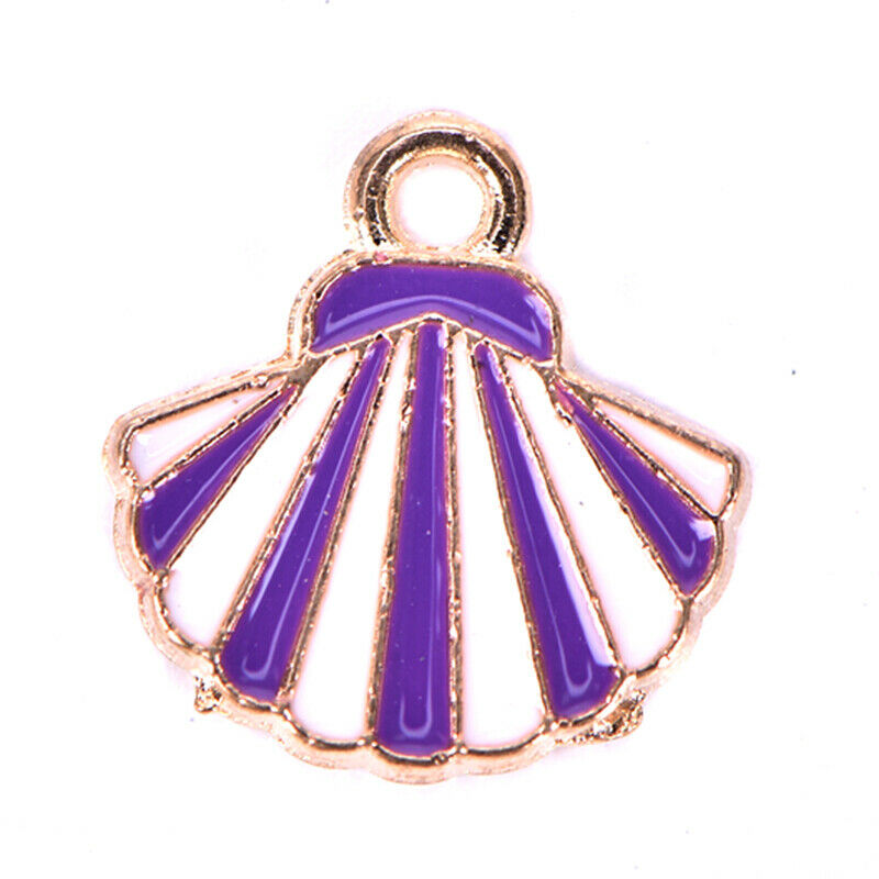 10pcs/lot Enamel Sea Starfish Shell Charms Pendant DIY Jewelry Making Findi SJ