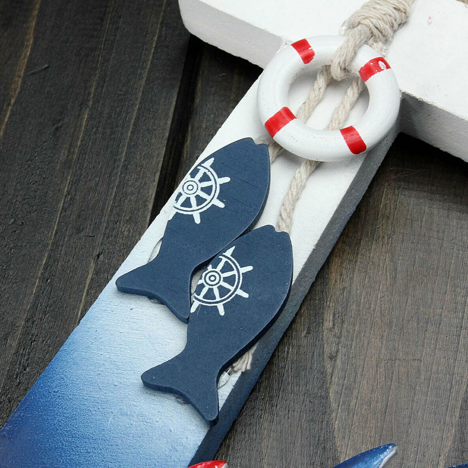Nautical Anchor Wall Hanging Hook Ship Starfish Decor Coat Hat Kids Gift