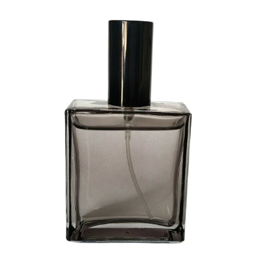2 lot Perfume Pump Bottle Refillable Aftershave Atomizer Sprayer Gray 1.7oz