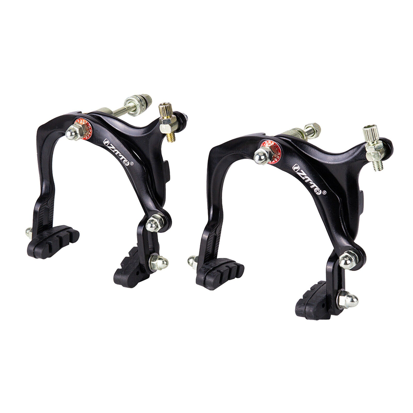 2x Bicycle Side Pull Brake Caliper Mountain Clamp Front and Rear Black