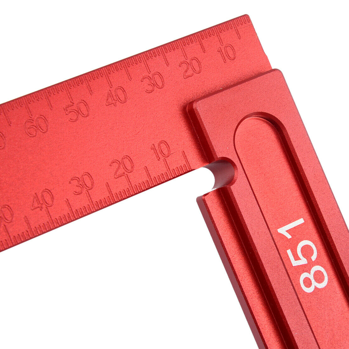 Precision Woodworking L-Square Angle Ruler Machinist Aluminum Alloy Atn