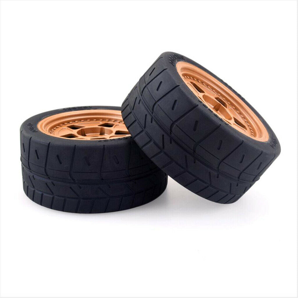 2X RC Rubber Tyres for ARRMA ZD Racing 1:7 RC Drift High Speed Car Accessory