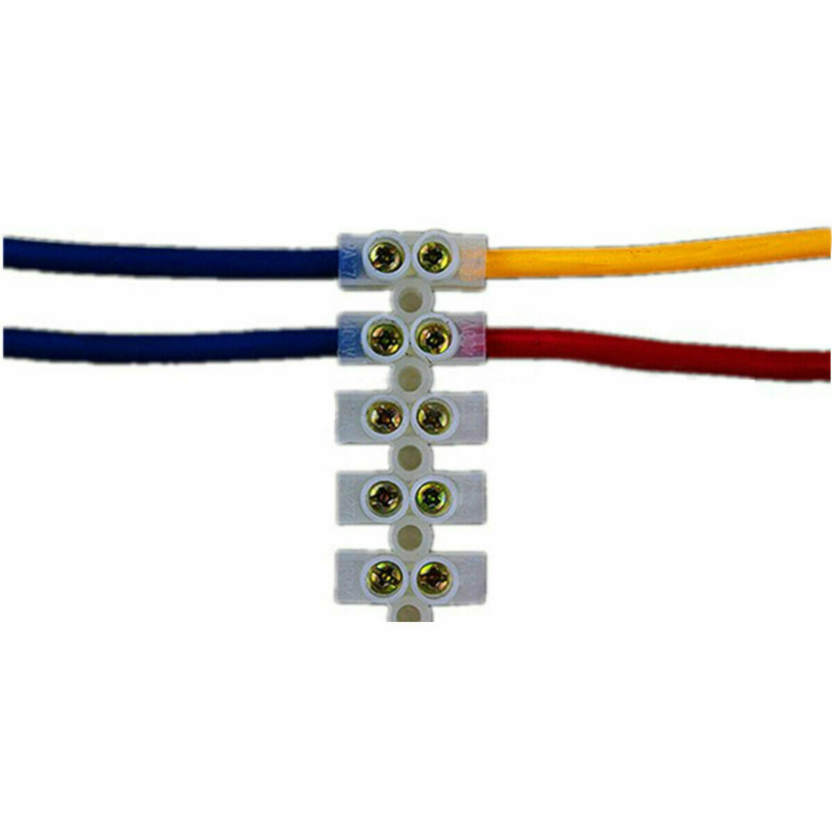 12 Way Connector Strip Block 3AMP Electrical Choc Terminal Wire Connection 3pcs