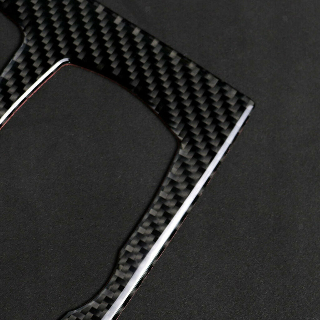 Carbon Fiber Car Control Gear Shift Panel Stickers Cover Trim Strip For BMW