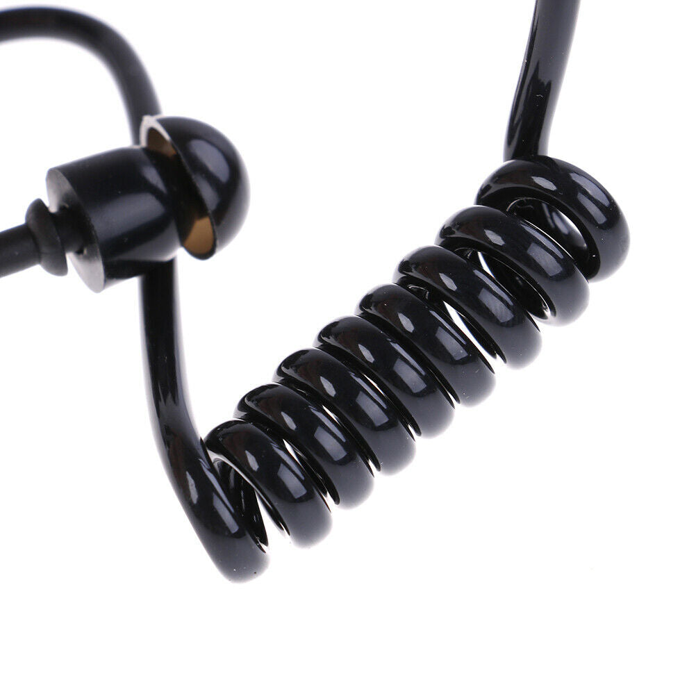 Black replacement coil acoustic air tube earplug for radio earpiece headse Fx