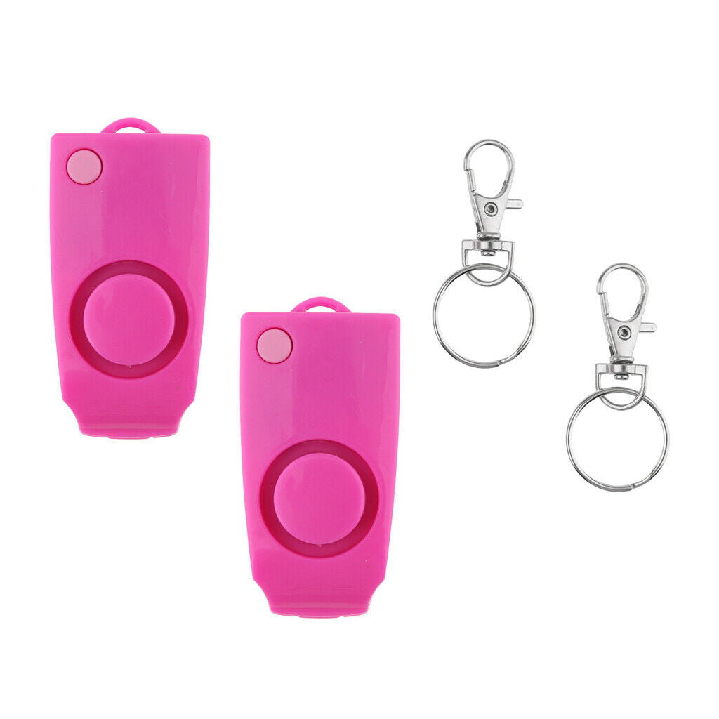 2 Pieces Emergency Self-Protection  Alarm Personal Alarm Keychain