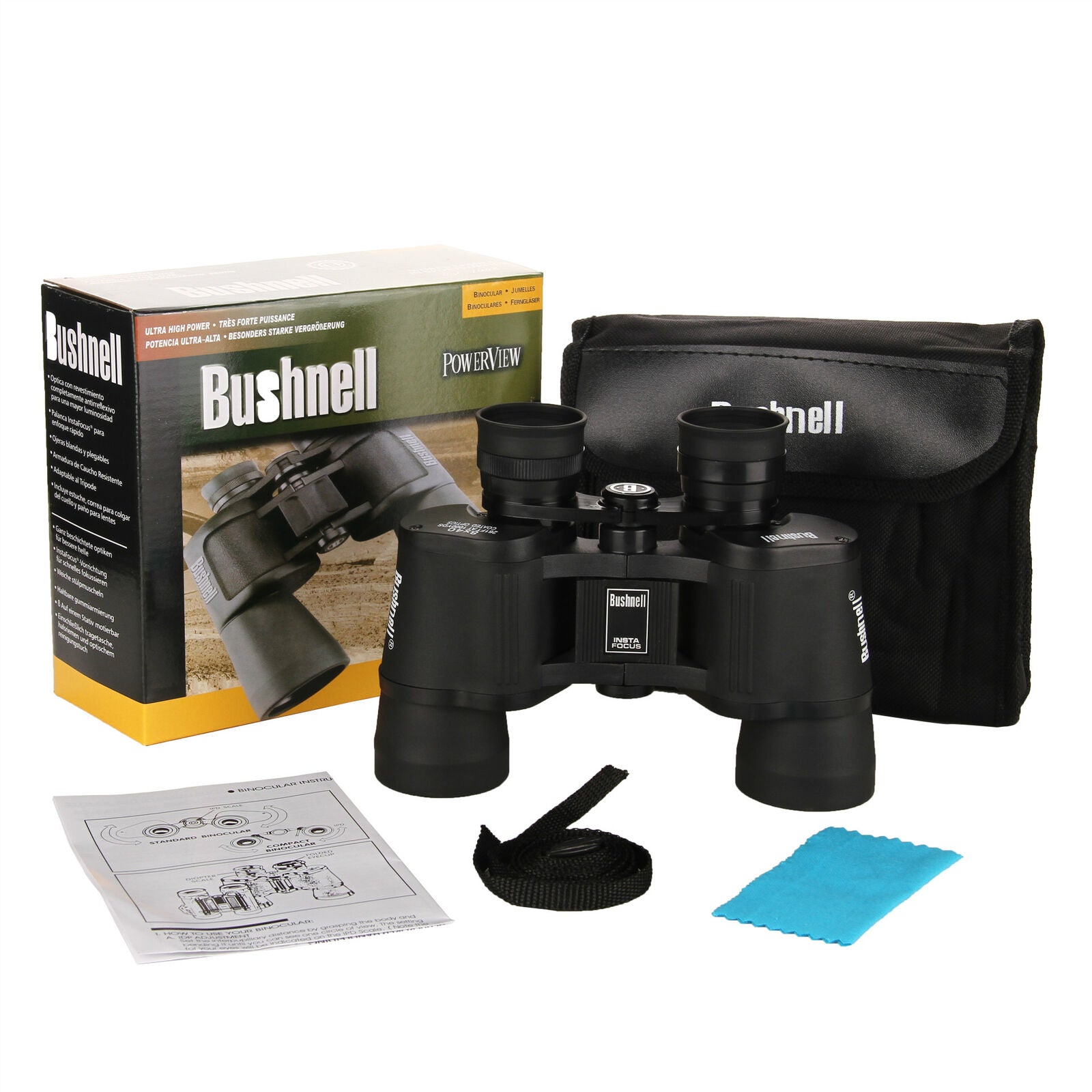 Bushnell 8x40 Common Telescope High Magnification Binoculars Outdoor Portable