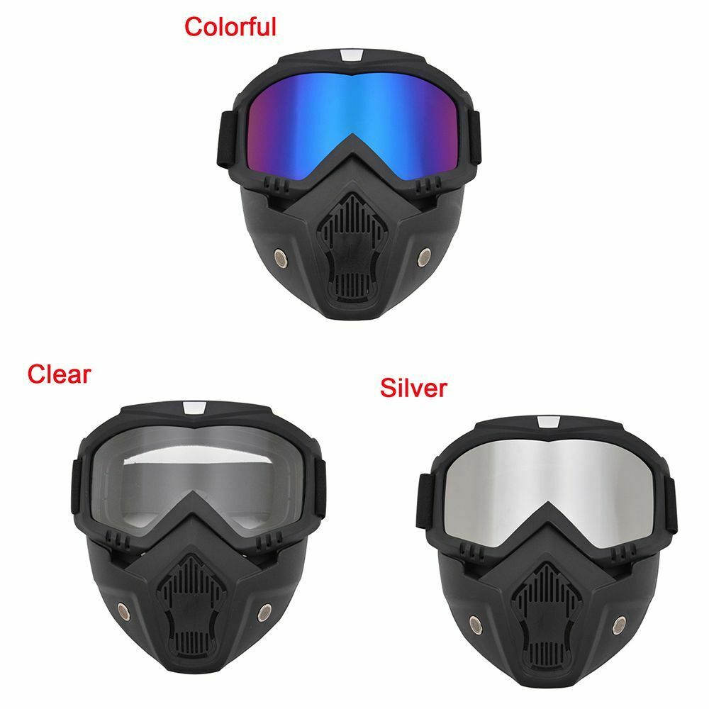 Sport Anti-UV Motorcycle Windproof Goggles Cycling Eyewear Helmet Work Glasses