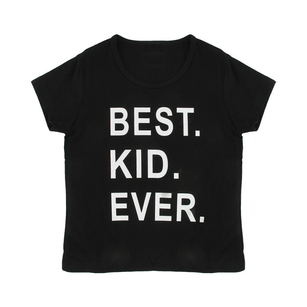 Family Matching Clothes T- shirt Matching Father and Son Men Kids Outfits