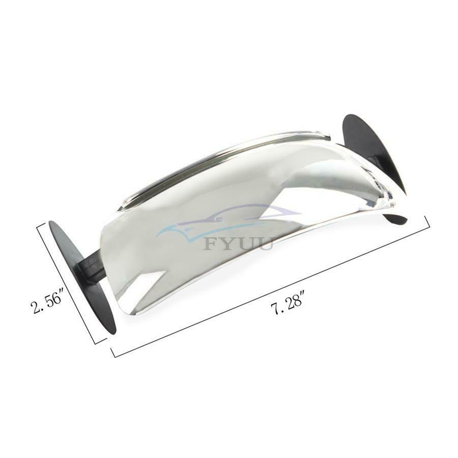 1PCS Universal Chromium Ultra Wide Angle Motorcycle Windshield Rearview Mirror