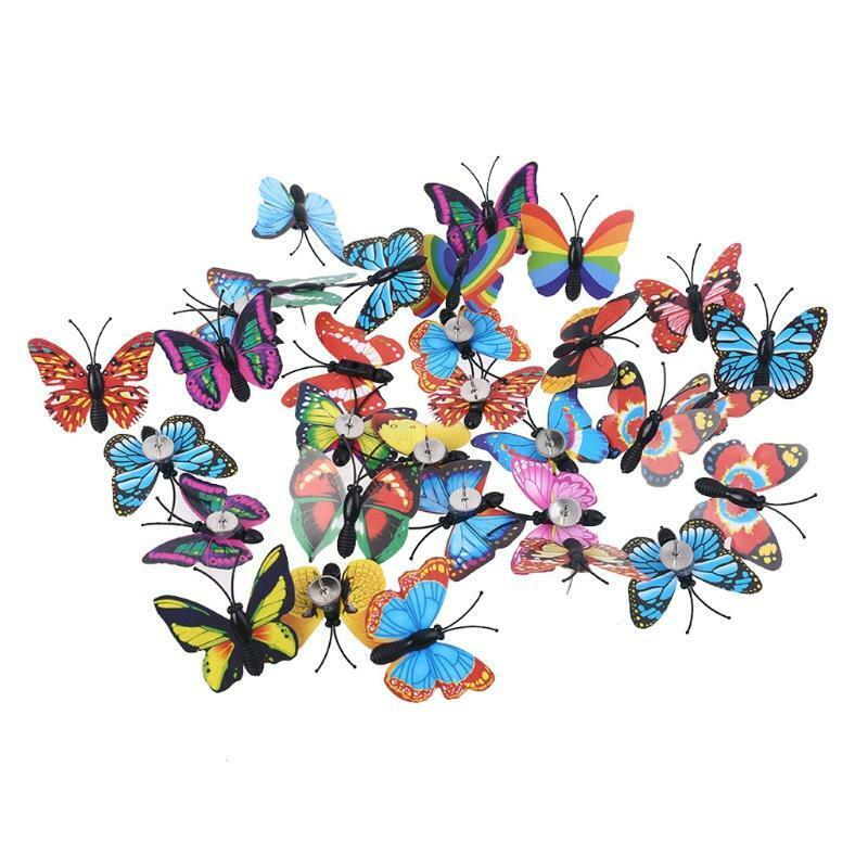 30pcs Butterfly Shaped Pushpin Fixed Wall Decorative Thumbtack Pins DIY School