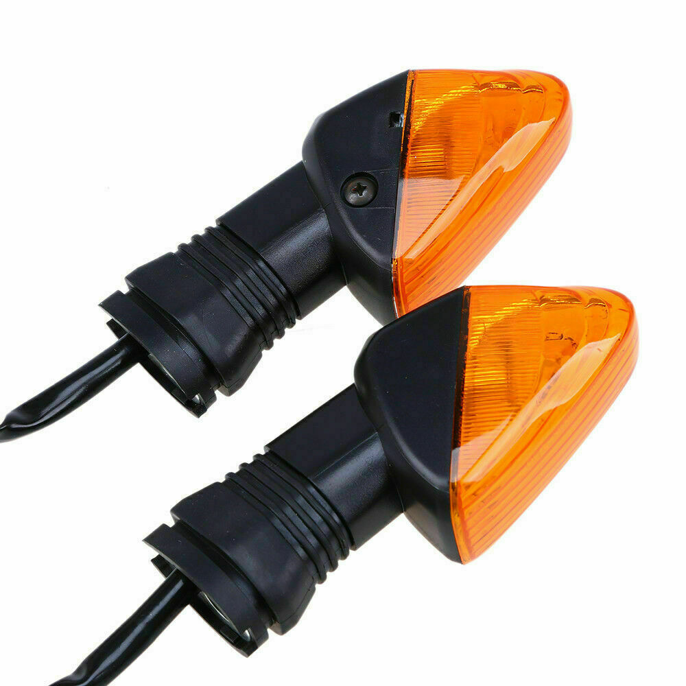Pair Turn Signal Light Universal Blinker Fit For Kawasaki Ninja ZX636 05-08