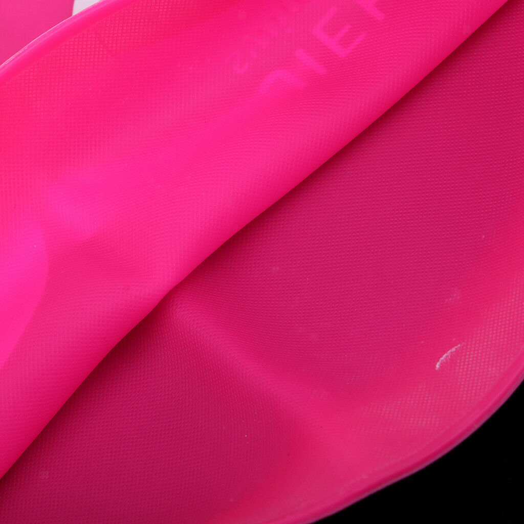 Swim Caps Waterproof Unisex Premium Silicone No-Slip Swimming Hat Pink