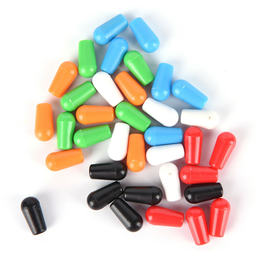 6x 3.5mm Toggle Switch Tip Caps for electric Guitar Random Co NzJC.l8