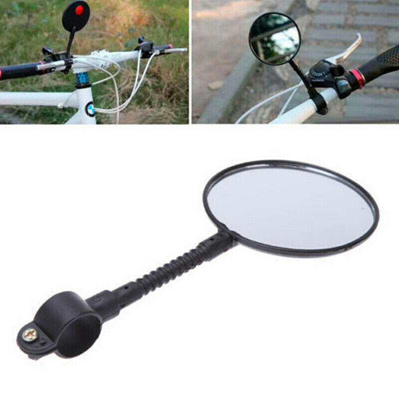 Bike Bicycle Handlebar Flexible Rear Back View Rearview Mirro&.l8