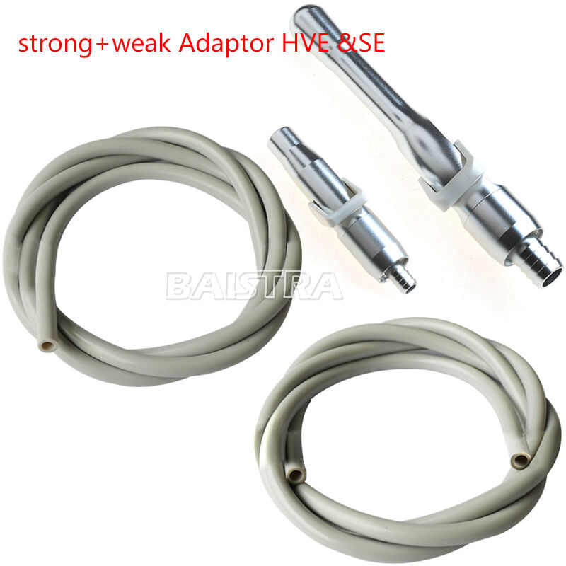 Dental Saliva Ejector Suction Valves SE/HVE Tip Adaptor / Tubing Hose Pipes
