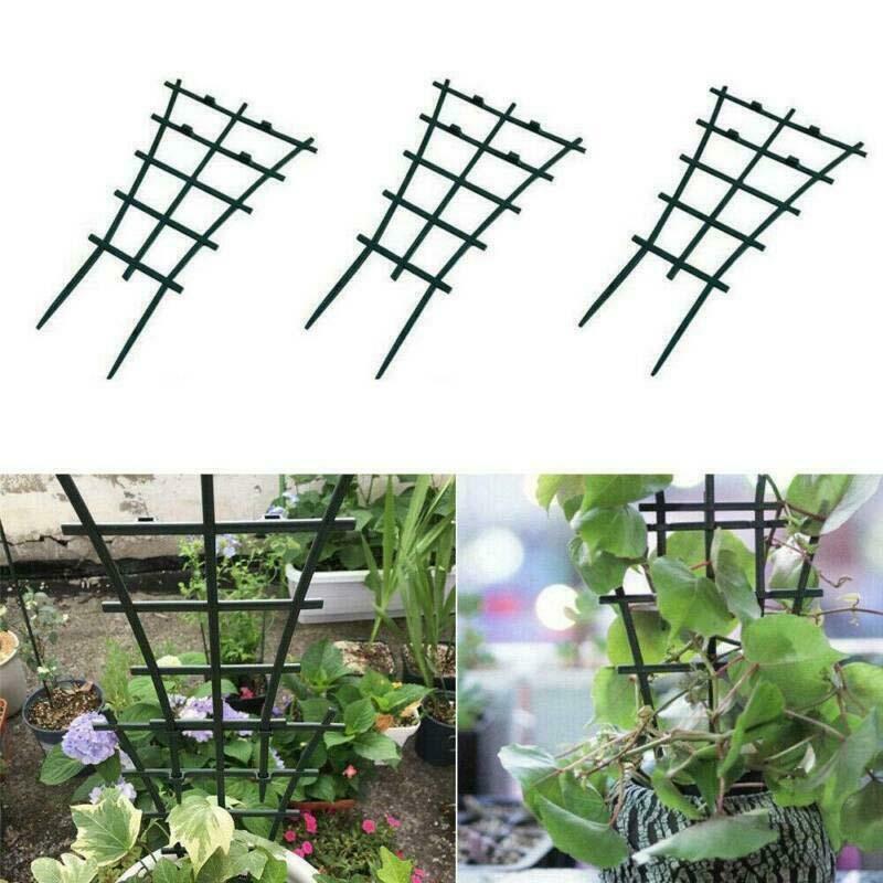 4PCS Garden Mini Climbing Trellis Flower Supports Plant Plastic Stand Hold Hot