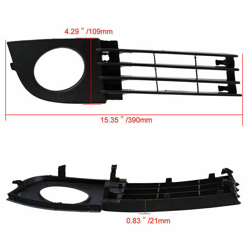 Fit Audi A6 C5 2002-2005 2004 Pair Front Lower Bumper Fog Light Grill Left+Right