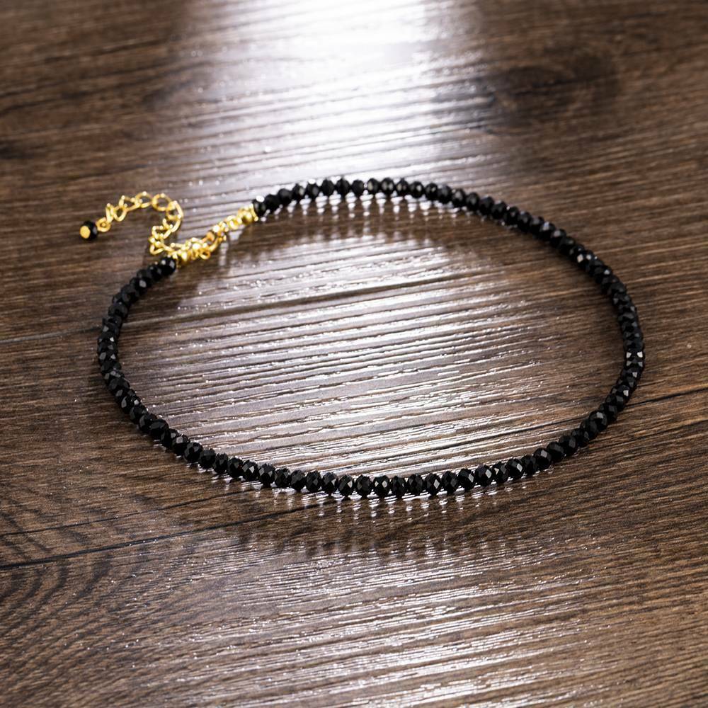 1X Charm Women Black Crystal Clavicle Choker Necklace Pendant Party Jewelry Gift