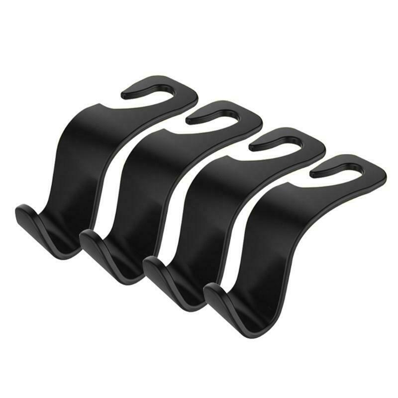 4x Car Seat Coat Headrest Hook Purse Organiser Portable Hanger Storage Groceries