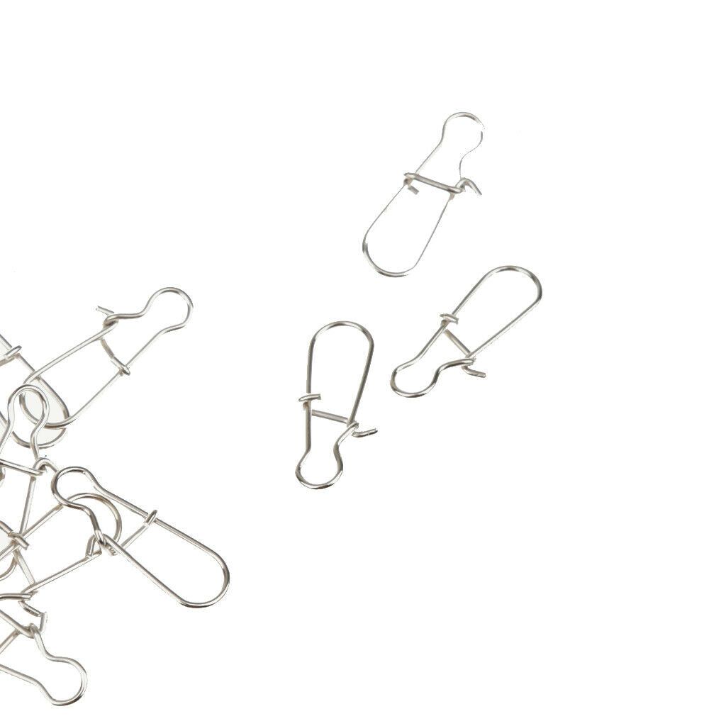 200pcs/lot  Lock Snaps Stainless Steel Fishing