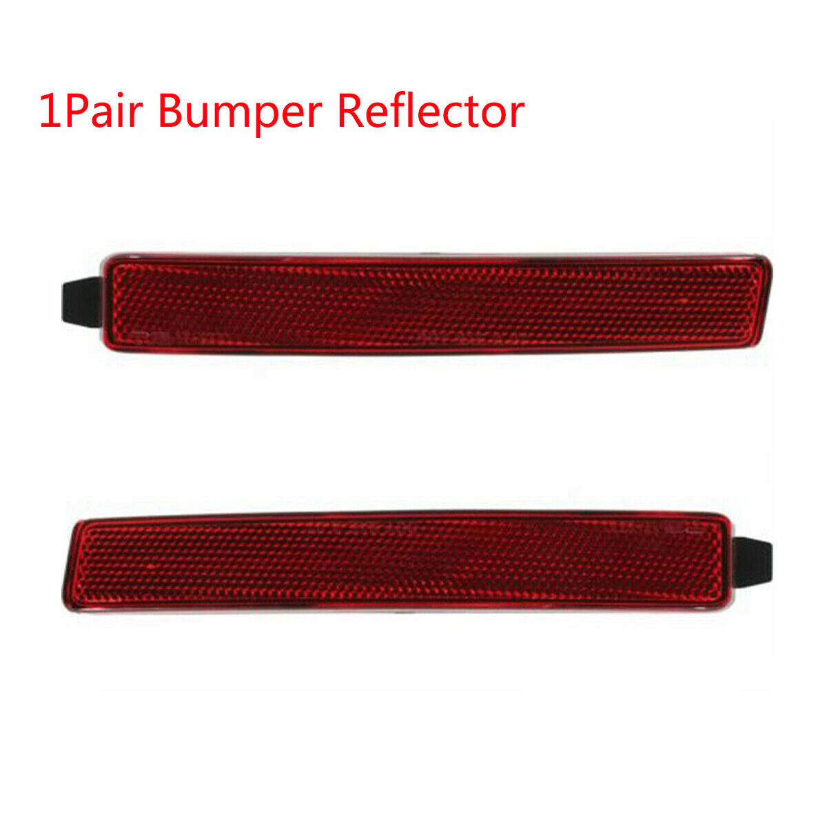 1 Pair of Bumper Reflectors For 2007-12 GMC Acadia 2009-12 Traverse 2010-16 SRX