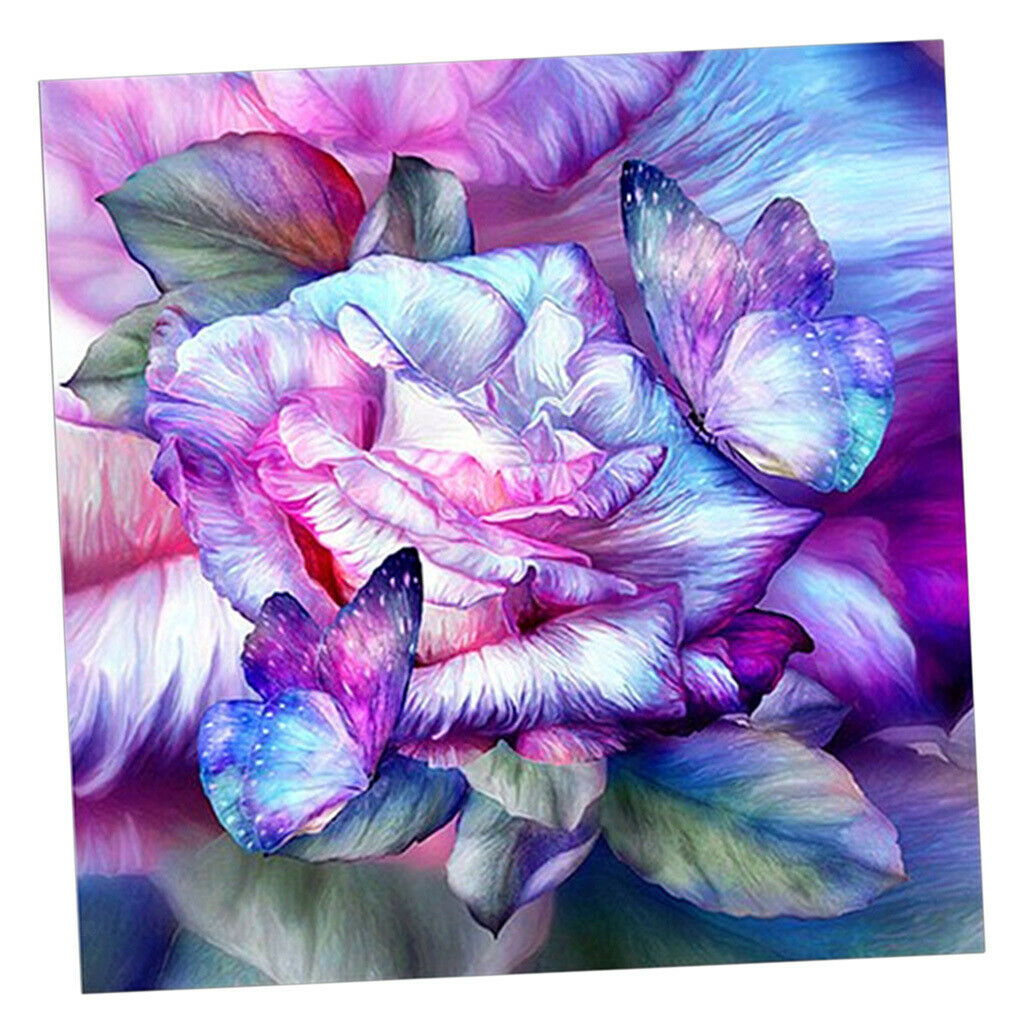 Art Flower 5D Diamond Painting Round Drill DIY Embroidery Craft Home Decor