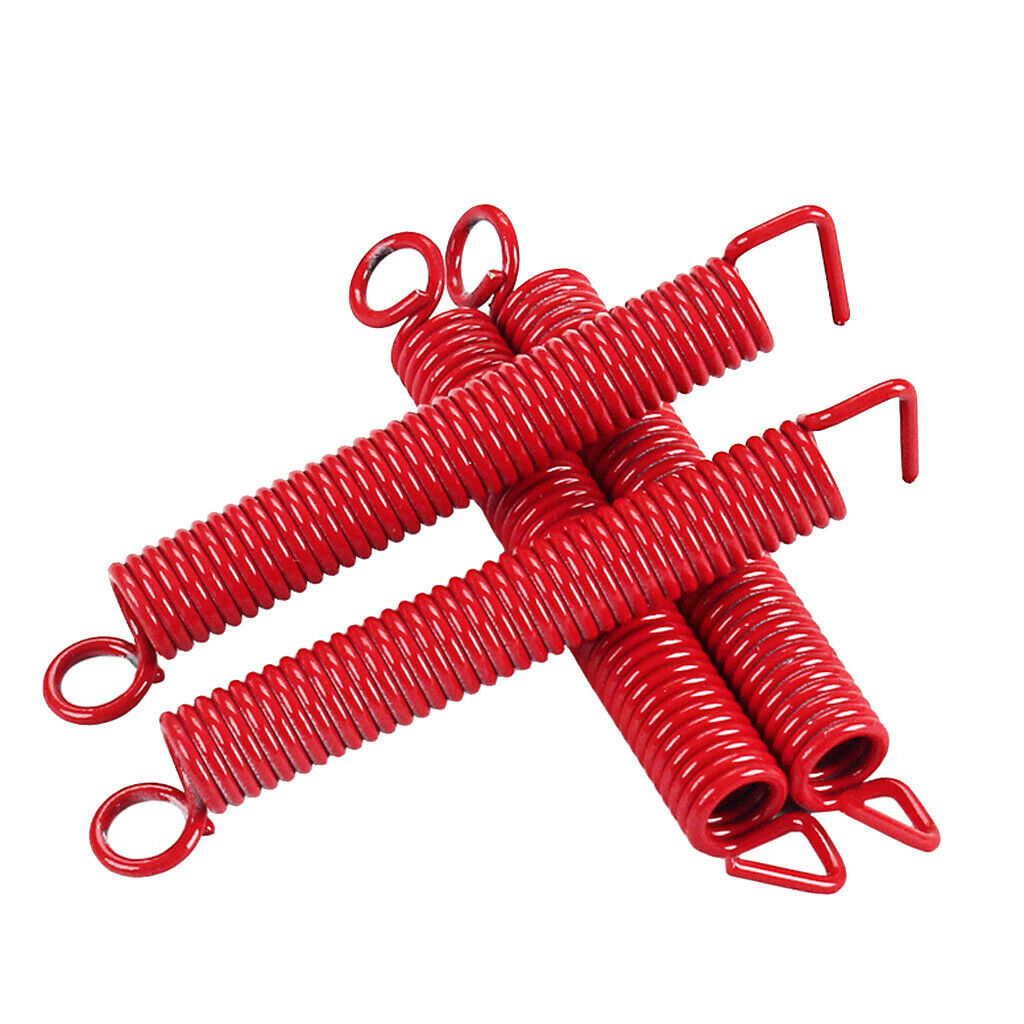 4x Red Iron Electric Guitar Tremolo Bridge Tension Springs for Guitar Lovers