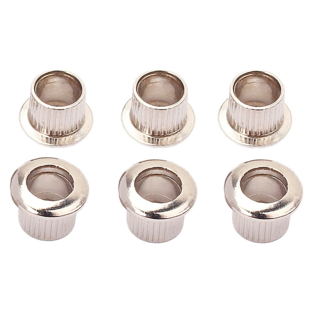 Guitar String Replacement Tuning Peg Key Tuner Bushings Ferrules 6PCS