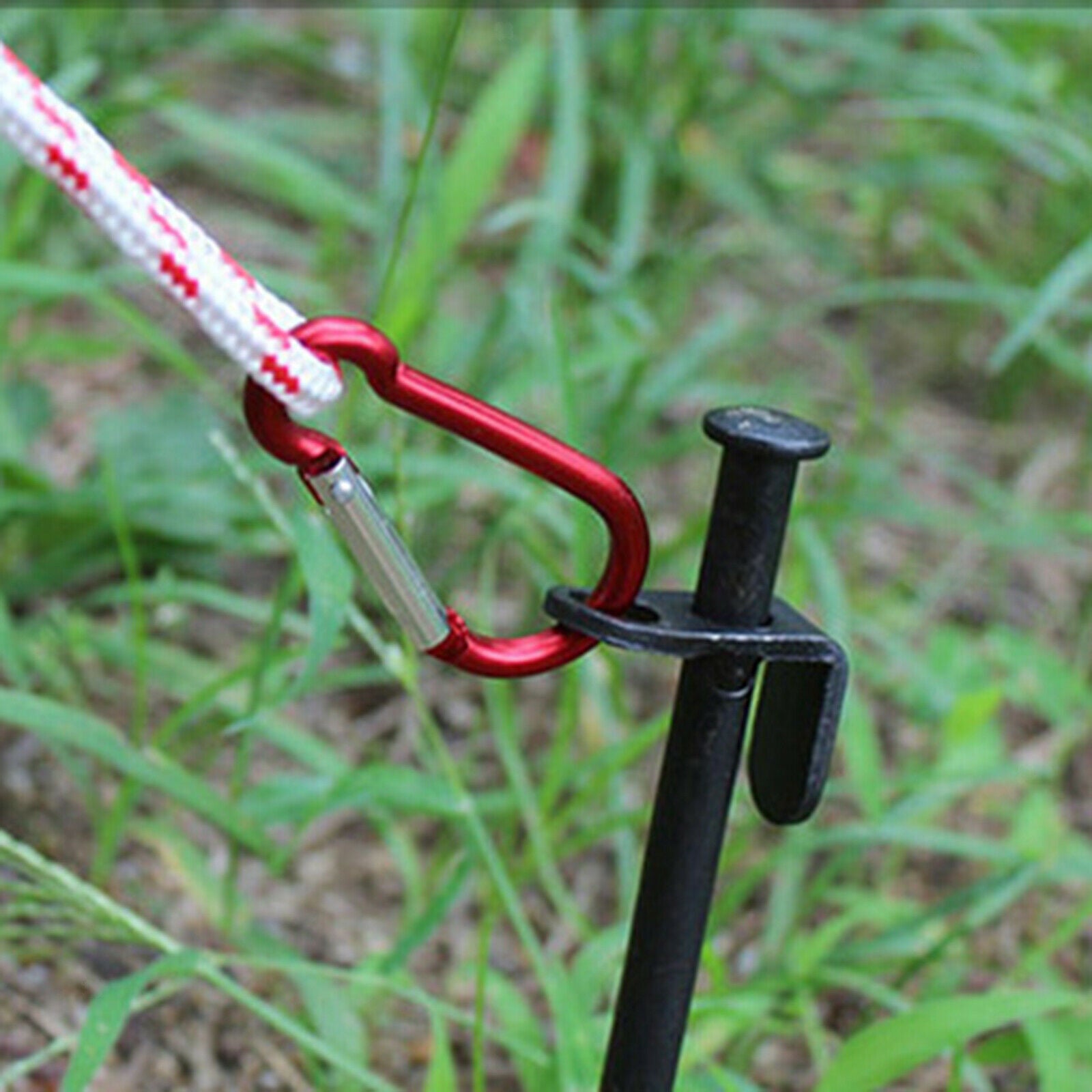 Heavy Duty Steel Metal Tent Stakes Canopy Camping Pegs Ground Nail 12inch