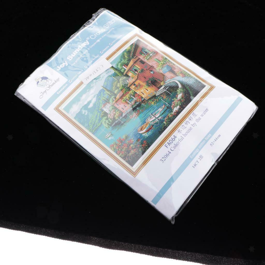 Cross stitch DIY needlework cross stitch kit with cross stitch pattern and