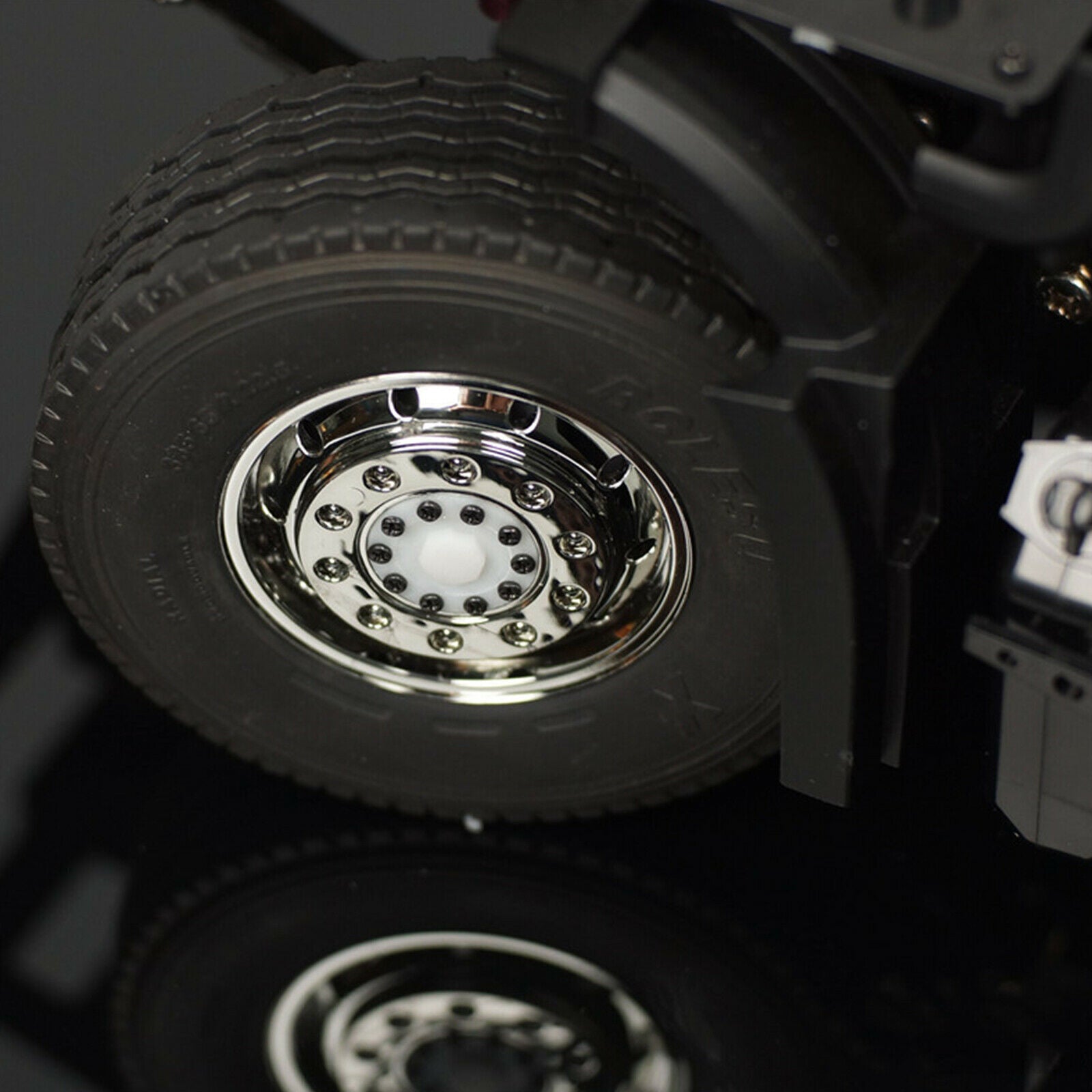 For 1/14 Tamiya RC Tractor Universal Wheels Rim Decoration Nut Covers Kit Parts
