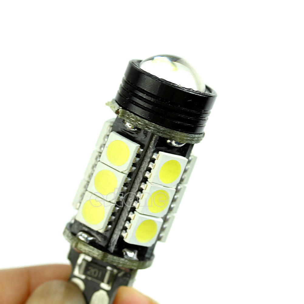 12W HID Super Bright White 921 T15 Backup Reverse LED Lights Projector Lens Bulb