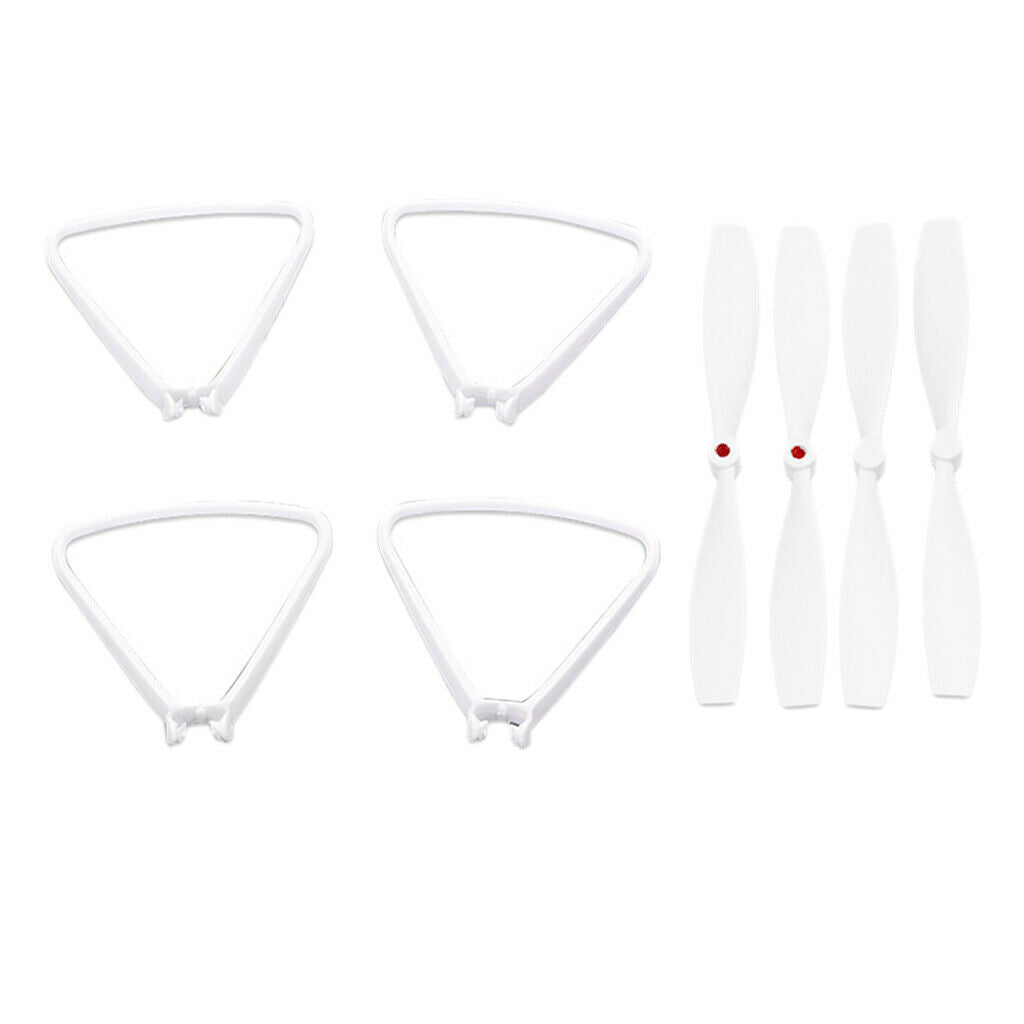 Propellers Props Guard and Propeller For  MITU Drone Accessories White
