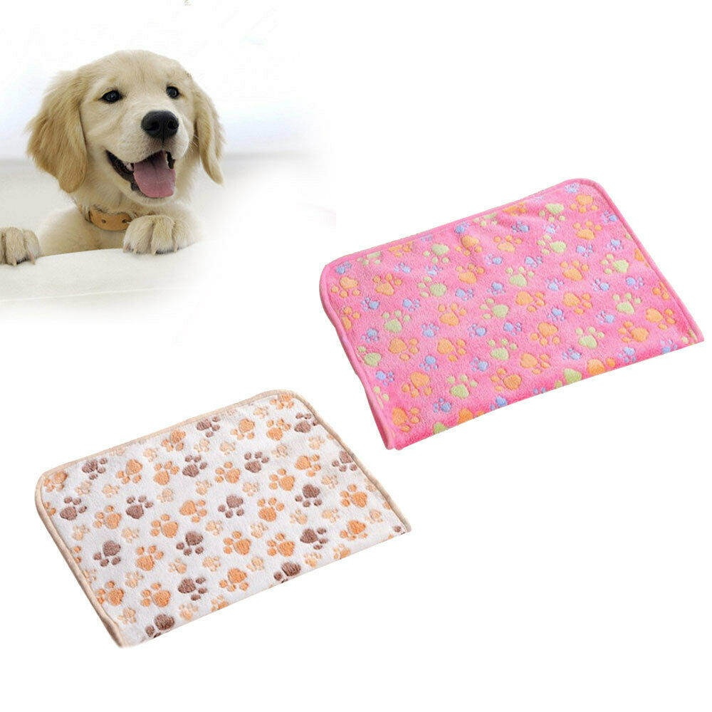 2pcs Pet Blanket Cat Dog Sleep Warm Soft Mat Winter Warm Not Fade Easily Clean