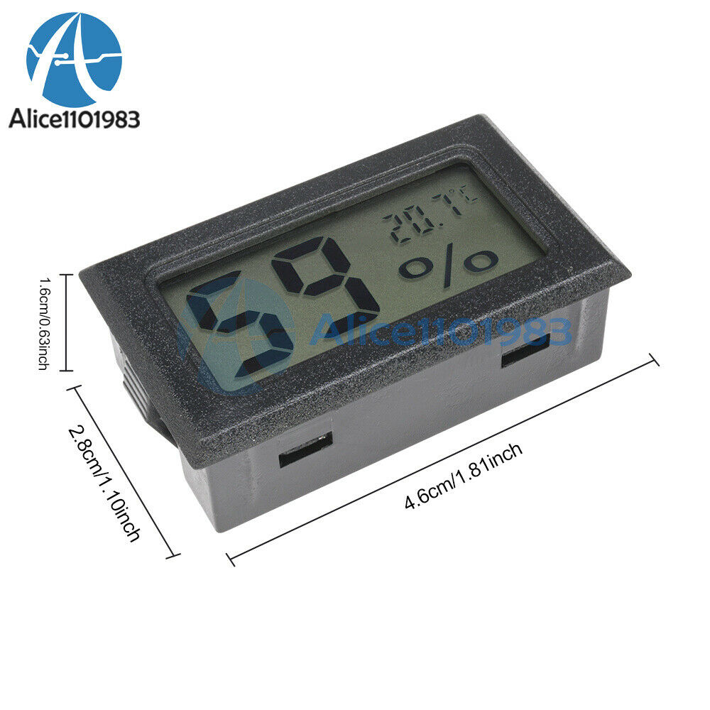 5PCS Digital LCD Thermometer Hygrometer Humidity Temperature Meter Indoor