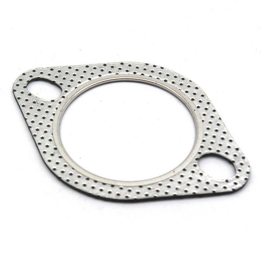 5 PCS  New 2.5" 2-Bolt Durable Exhaust Gasket Turbo/Header Down/Dump Pipe Flange